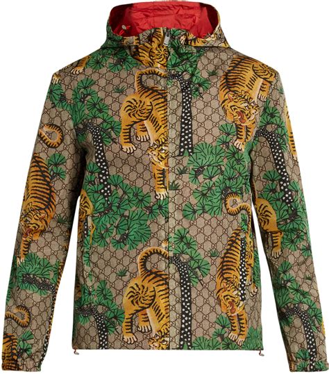 fake gucci tiger print jacket|Gucci tiger print.